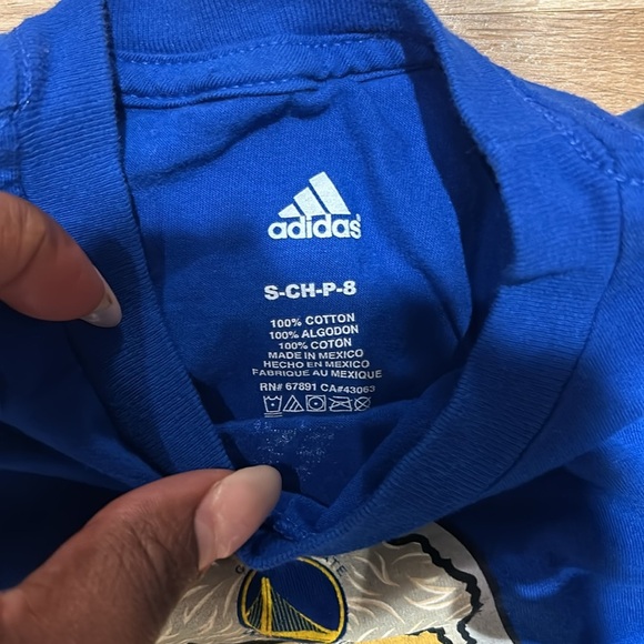 Adidas Stephen Steph Curry Golden State Warriors Cartoon Shirt Size s-ch-p-8 - Picture 3 of 4